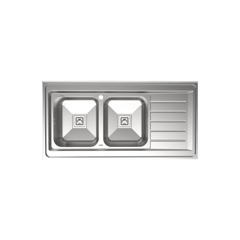سینک ظرفشویی استیل کن مدل 9102s روکار